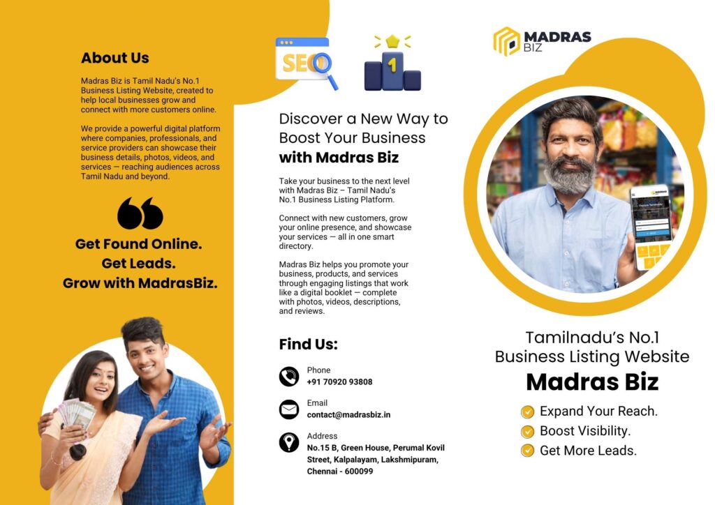 Business Listing Website in Chennai