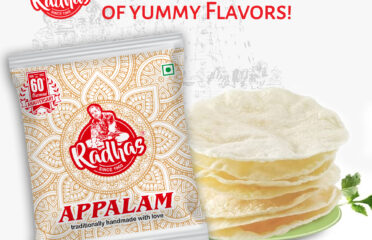 Appalam Papad Wholesaler in Chennai | Radha’s Appalam
